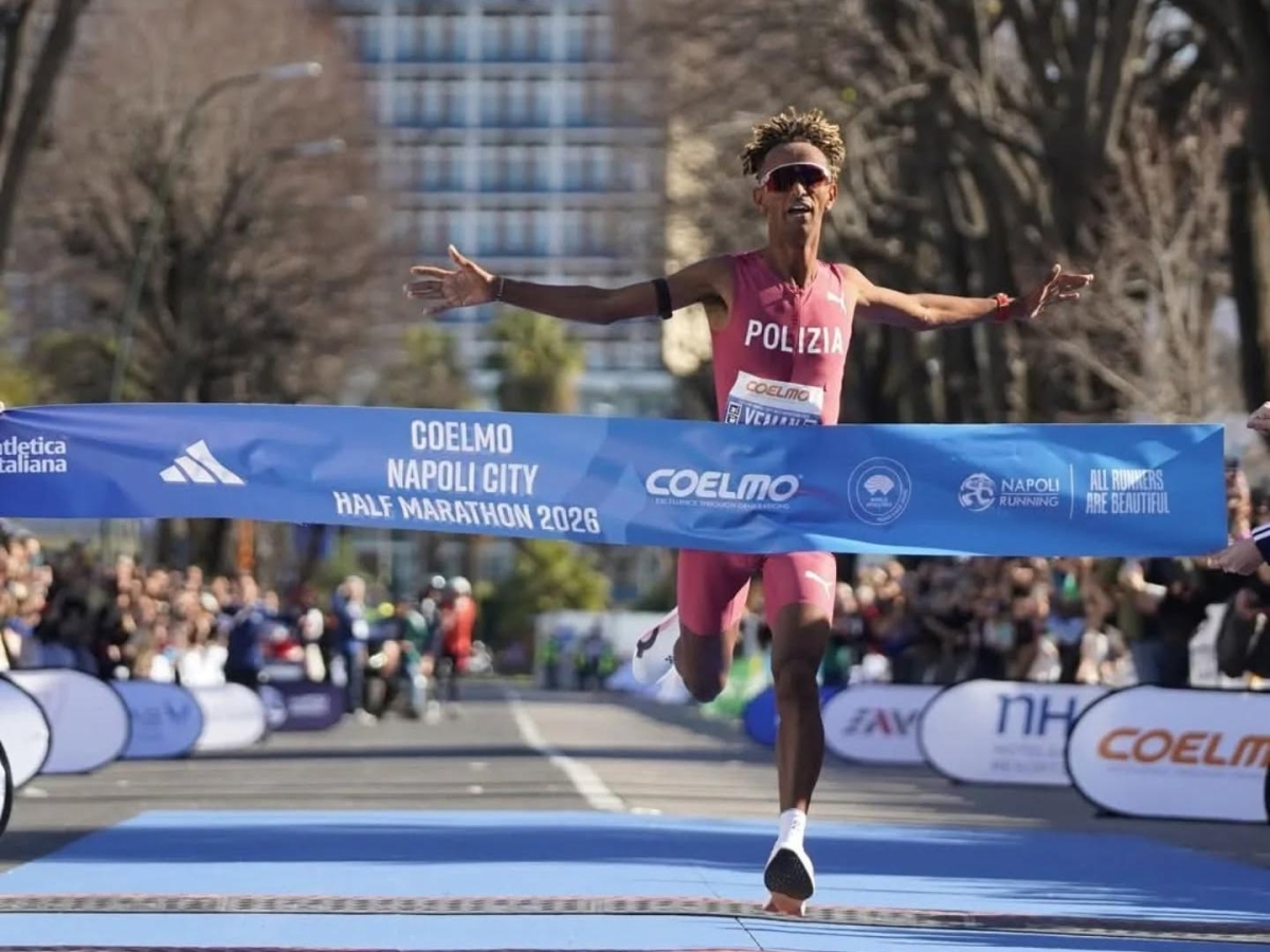 Crippa batte il record italiano alla mezza maratona di Napoli. E' la settima miglior performance mondiale del 2026