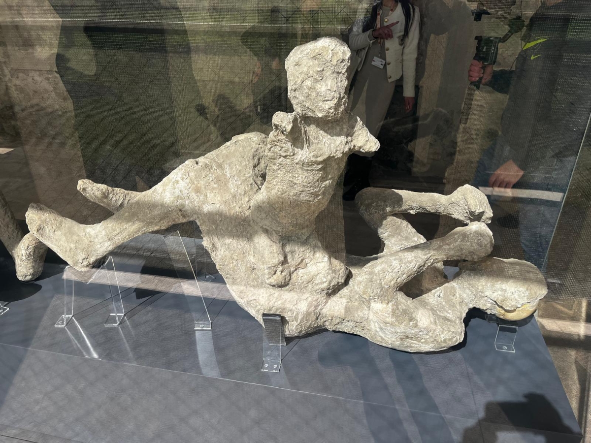 Pompei, in mostra i calchi delle vittime dell’eruzione del Vesuvio del 79 dopo Cristo. Oggi l'inaugurazione con Giuli