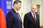 RUSSIA, KAZAN - OCTOBER 22, 2024: China's President Xi Jinping and his Russian counterpart Vladimir Putin pose during a meeting on the sidelines of the 2024 BRICS Summit. Alexander Kazakov/Russian Presid (Kazan - 2024-10-22, Alexander Kazakov / ipa-agency.net) p.s. la foto e' utilizzabile nel rispetto del contesto in cui e' stata scattata, e senza intento diffamatorio del decoro delle persone rappresentate VERCESI , BELTRAMIN , LUCIONI