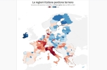 Pil pro capite, la mappa che spiega il crollo dei redditi in Italia nell’ultimo decennio