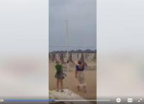 Tromba d'aria in Versilia: fuggi fuggi dalle spiagge da Viareggio al Cinquale