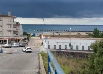 Avvistato un tornado sulla costa della Spagna
