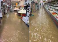 Il supermercato Esselunga di Milano Gessate è finito sott'acqua