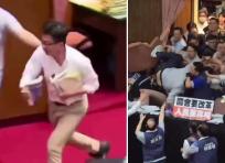 Taiwan, il deputato ruba le schede con i voti e scappa per ostacolare la riforma del potere legislativo