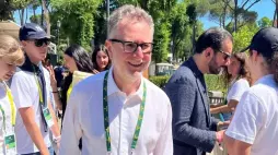 Fabio Fazio Roma Piazza di Siena