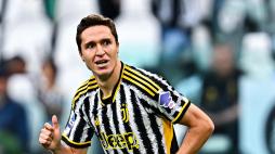 TURIN, ITALY - MAY 25: Federico Chiesa of Juventus in action during the Serie A TIM match between Juventus and AC Monza at Allianz Stadium on May 25, 2024 in Turin, Italy. (Photo by Juventus FC/Juventus FC via Getty Images)