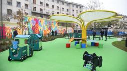Torino, di fronte all’ospedale infantile Regina Margherita nasce il «Giardino del Sole»