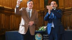L'Università di Bari consegna il sigillo d'oro al Nobel Parisi