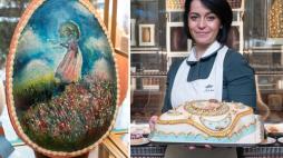 Uova di Pasqua decorate a mano da mille euro, colombe che paiono stucchi Rococò: a Milano i dolci sono pezzi d’arte