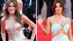 Festival di Cannes, i voti ai look: Carla Bruni eterna (9), Salma Hayek il potere ti fa bella (8), Eva Longoria e lo scollo non donante (6)