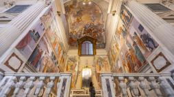 Cappella Brancacci a Firenze, il restauro finito e la scoperta: foglie sull’affresco di Masolino