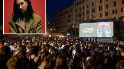 Ghali Lo schermo di «Cinema in piazza» a San Cosimato nelle passate edizioni