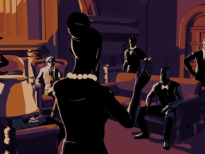 Nella foto, Dead Man’s Party: A Knives Out Game