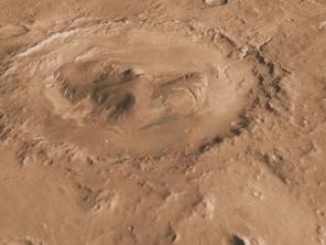 Il cratere Gale di Marte 