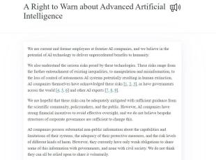L'allarme di 9 dipendenti di Open AI e Google: «Con l'intelligenza artificiale si rischia l'estinzione umana»