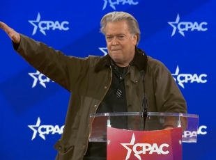 Bardella annulla la partecipazione alla convention Cpac di Trump dopo il saluto nazista di Bannon