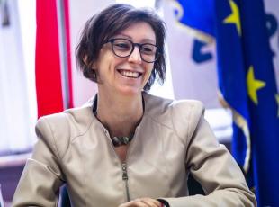 Silvia Roggiani, 38 anni, è segretaria del Pd Metropolitano dal 2018