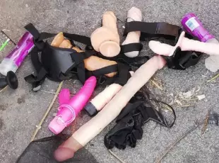 Sex toys scaricati fuori dal cassonetto, lo sconforto dei residenti: «Meglio i cinghiali»
