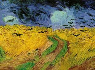 V. Van Gogh, «Campo di grano con volo di corvi», Auvers-Sur-Oise 1890