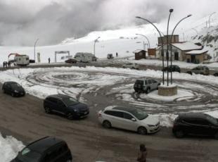 Meteo impazzito, nevicate di fine aprile a Campocatino e Filettino
