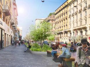 Corso Buenos Aires, riqualificazione al via entro l'estate: nuove aree pedonali, marciapiedi più larghi e alberi