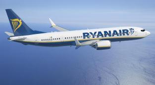 Il rendering di un Boeing 737 Max 200 di Ryanair