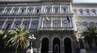 La sede della Banca d’Italia a Palazzo Koch, in via Nazionale a Roma
