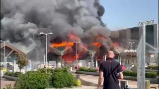 incendio al centro commerciale Le Vele di Desenzano