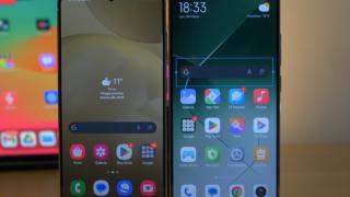 A sinistra il Galaxy S24, a destra lo Xiaomi 14