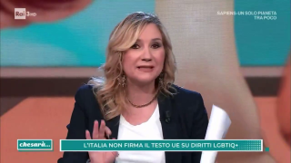 Serena Bortone contro Magliaro sui diritti civili: «Ma t'appassiona così tanto?»