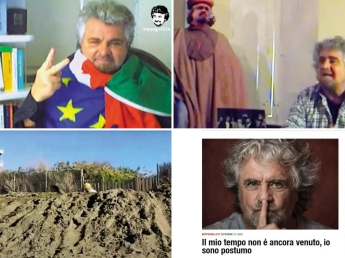 L’euforia è diventata amarezza: la parabola di Beppe Grillo«tristesolitario y final» nel messaggio di fine anno