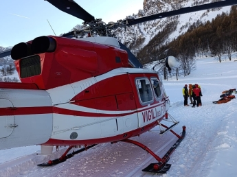 Tre valanghe in un solo giorno in Piemontetragico bilancio: due morti e quattro feriti gravi