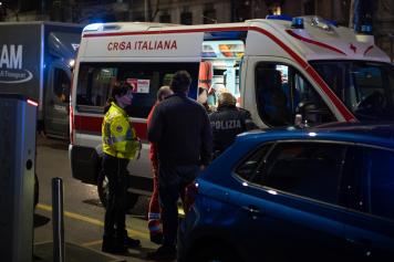 Accoltellamento in seguito a tentata rapina in viale Brianza a Milano, 6 marzo 2023. ANSA/Davide Canella
