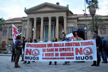 La protesta  da Niscemi a Palermo.