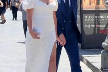 Alena Seredova e Alessandro Nasi sposi a Noto