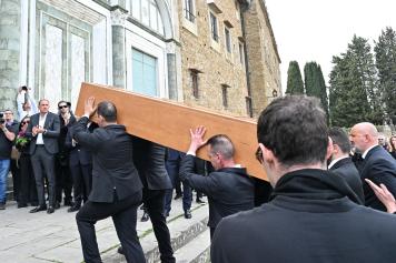 Roberto Cavalli's funeral, Firenze, 15 April 2024 ANSA/CLAUDIO GIOVANNINI
