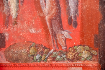 Il grande affresco dionisiaco di Pompei con baccanti e satiri