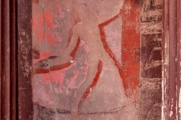 Il grande affresco dionisiaco di Pompei con baccanti e satiri