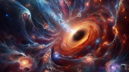L'Universo  organismo vivente che si riproduce attraverso i buchi neri: l'audace teoria di un fisico americano