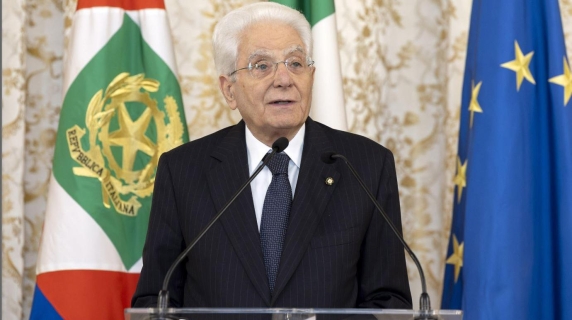 Celebrazione dei 10 anni di «Aperti per Voi al Quirinale», con il presidente Mattarella