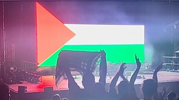 Massive Attack all'Arena Flegrea: Palestina Libera