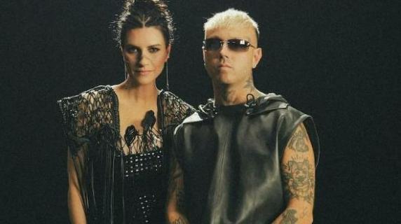 Laura Pausini ospite del mega concerto di Lazza a San Siro