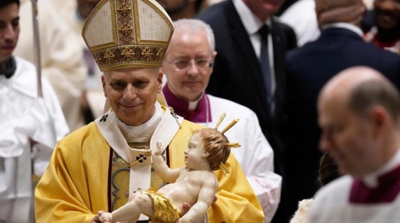 Papa Leone XIV alla sua prima messa di Natale: «Come non pensare a Gaza»