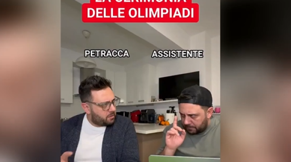 L'irresistibile parodia della telecronaca rai della cerimonia di inaugurazione, boom di visualizzazioni