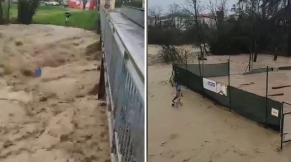 Mugello, parroco mostra il suo oratorio distrutto dall'acqua: «Mai vista una situazione così. È un disastro. Vien da piangere...»