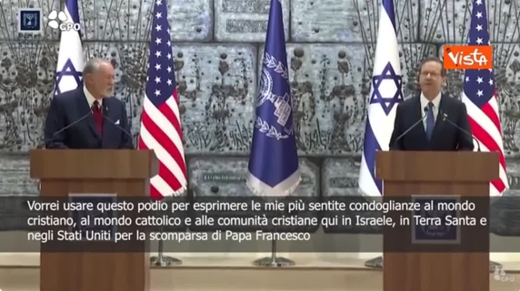 è Celebre Per La Sua Memoria Il messaggio di Herzog per Papa Francesco: «Che la sua memoria ispiri