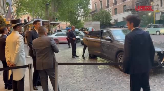 Milei arrivato a Roma per i funerali di Papa Francesco