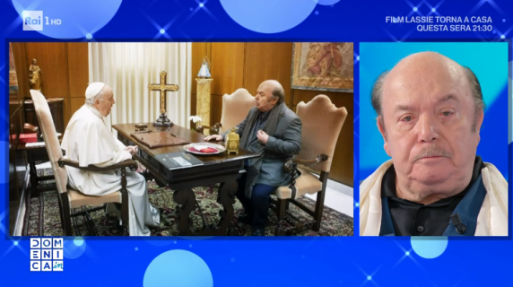 Lino Banfi commosso ricorda la telefonata di auguri di Papa Francesco