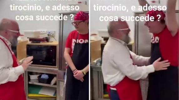 Il primo maggio a «Pizzaut»: la felicità del ragazzo che viene assunto