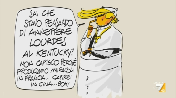 Il cartoon di Makkox: «Make Antichrist Great Again»